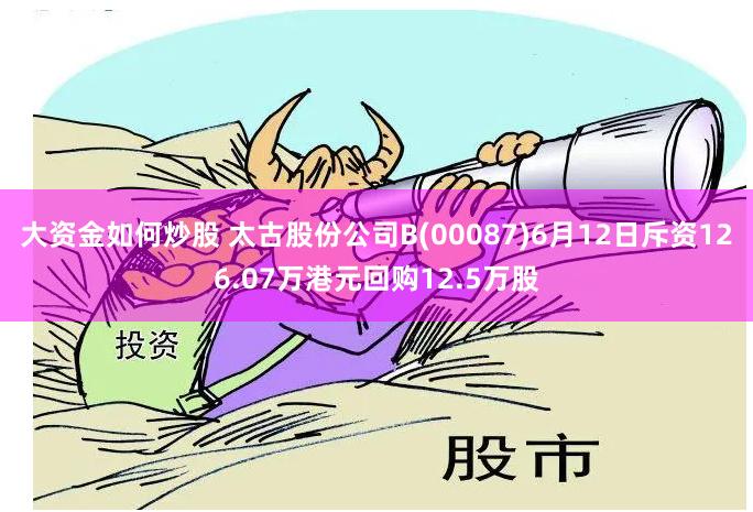 大资金如何炒股 太古股份公司B(00087)6月12日斥资126.07万港元回购12.5万股