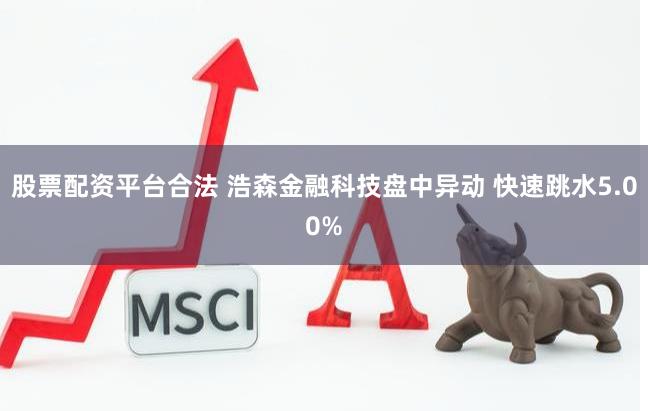股票配资平台合法 浩森金融科技盘中异动 快速跳水5.00%